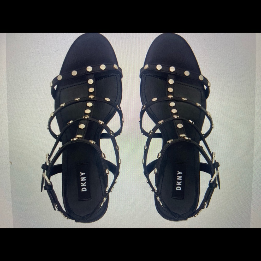 DKNY HANZ T STRAP MULE WITH STUDS - Picture 11 of 13